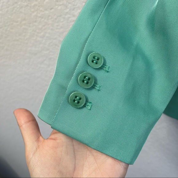 Tibi Steward Oversized Blazer Size Egg Blue 0 - Picture 6 of 8